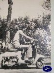 Triggiano: Foto d'epoca '70. Il signor Chiechi Michele su una vespa anni 70. Foto inviata da Chiechi Michele.
