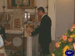 Triggiano: Pasquale legge la benedizione di Papa Benedetto agli sposi