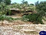 Triggiano: ipogeo rupestre in contrada Giannavelli con il dopo alluvione
