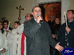 Triggiano: Il Sindaco con il suo discorso.
Foto: Michele Della Fortuna