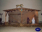 Triggiano: Presepe esterno collocato nel cortile della Parrocchia Ss. Croficisso.
Foto: Michele Della Fortuna