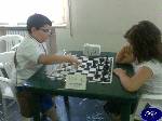 Triggiano: Andrea Mastrolonardo alle prese con una scacchista