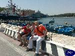 Triggiano: Pausa pranzo (e meningi)  e passeggiata sull'assolato molo di Brindisi.