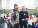 Triggiano: Alberto PONTECORVO con il docente ed organizzatore di Noicattaro Stefano PACIOLLA.