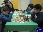 Triggiano: Andrea Mastrolonardo (nero) vs il giovanissimo Gabriele D'Urbano (bianco).